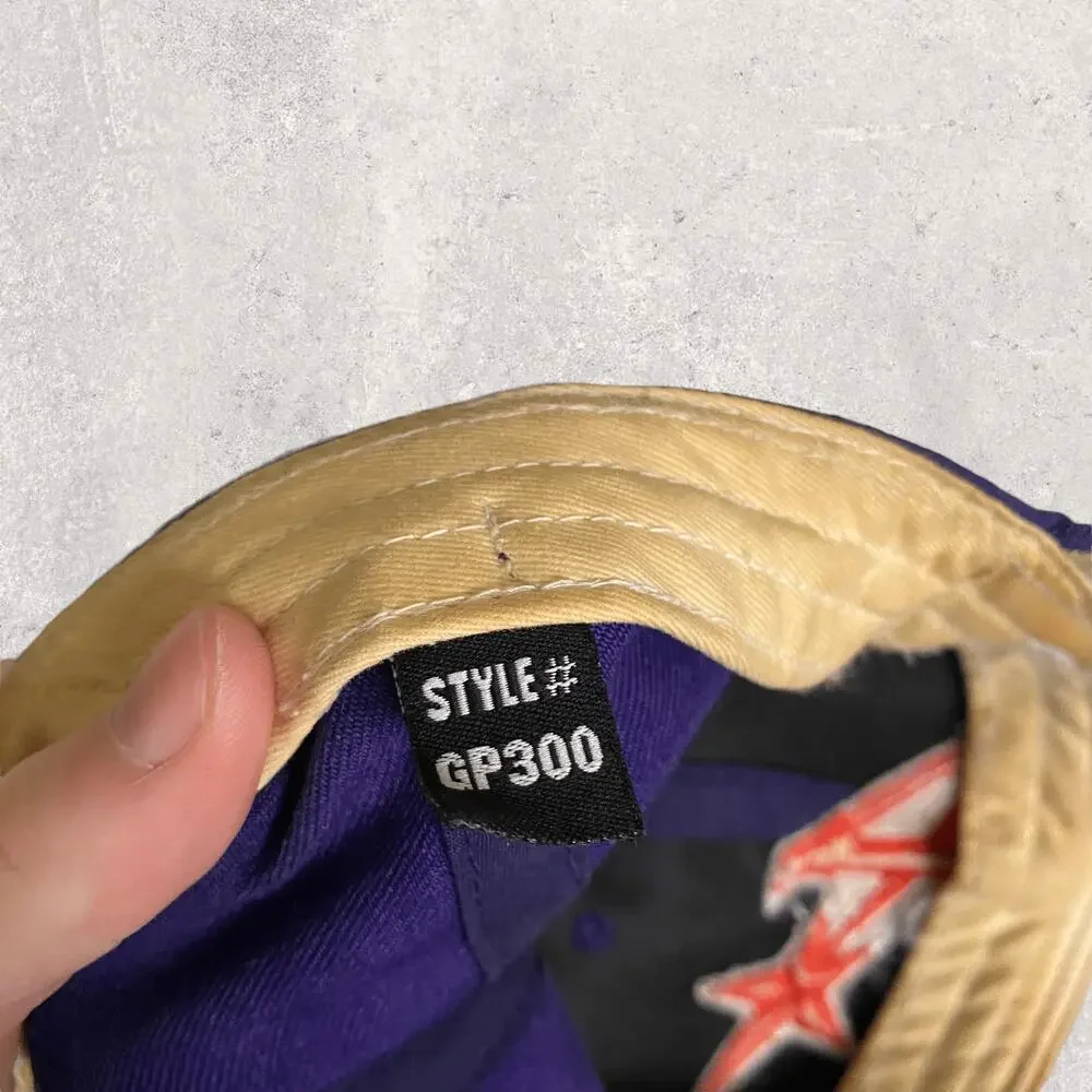 Vintage 90s Minor League Baseball Hat OSFA Purple Embroidered Logo The Game Pro - Picture 9 of 9
